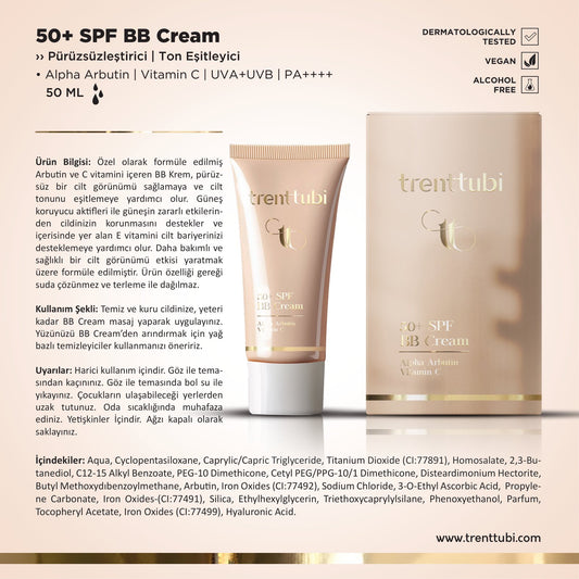 50+ SPF BB Cream - Trenttubi 50 ML