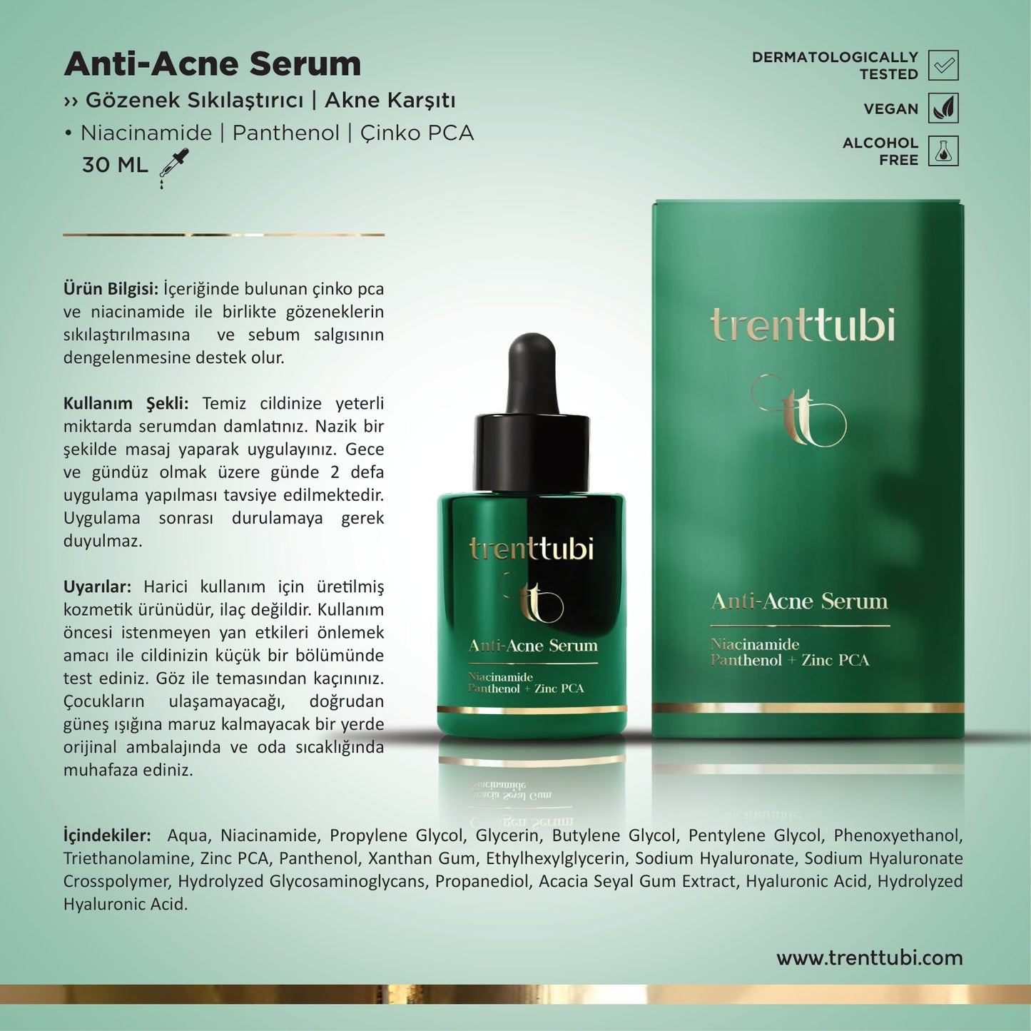 Anti-Acne Serum - Trenttubi 30 ML