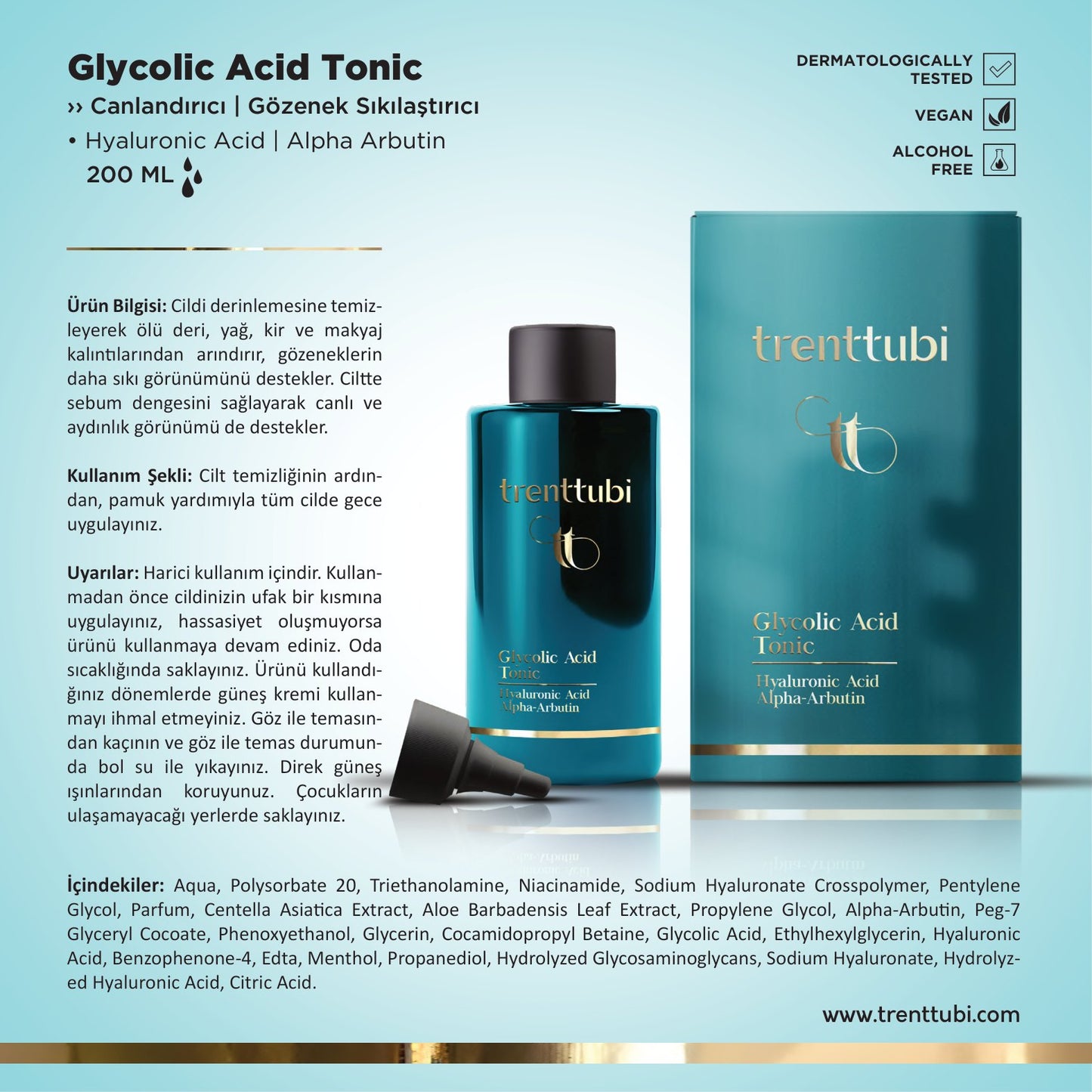 Glycolic Acid Tonic - Trenttubi 200 ML