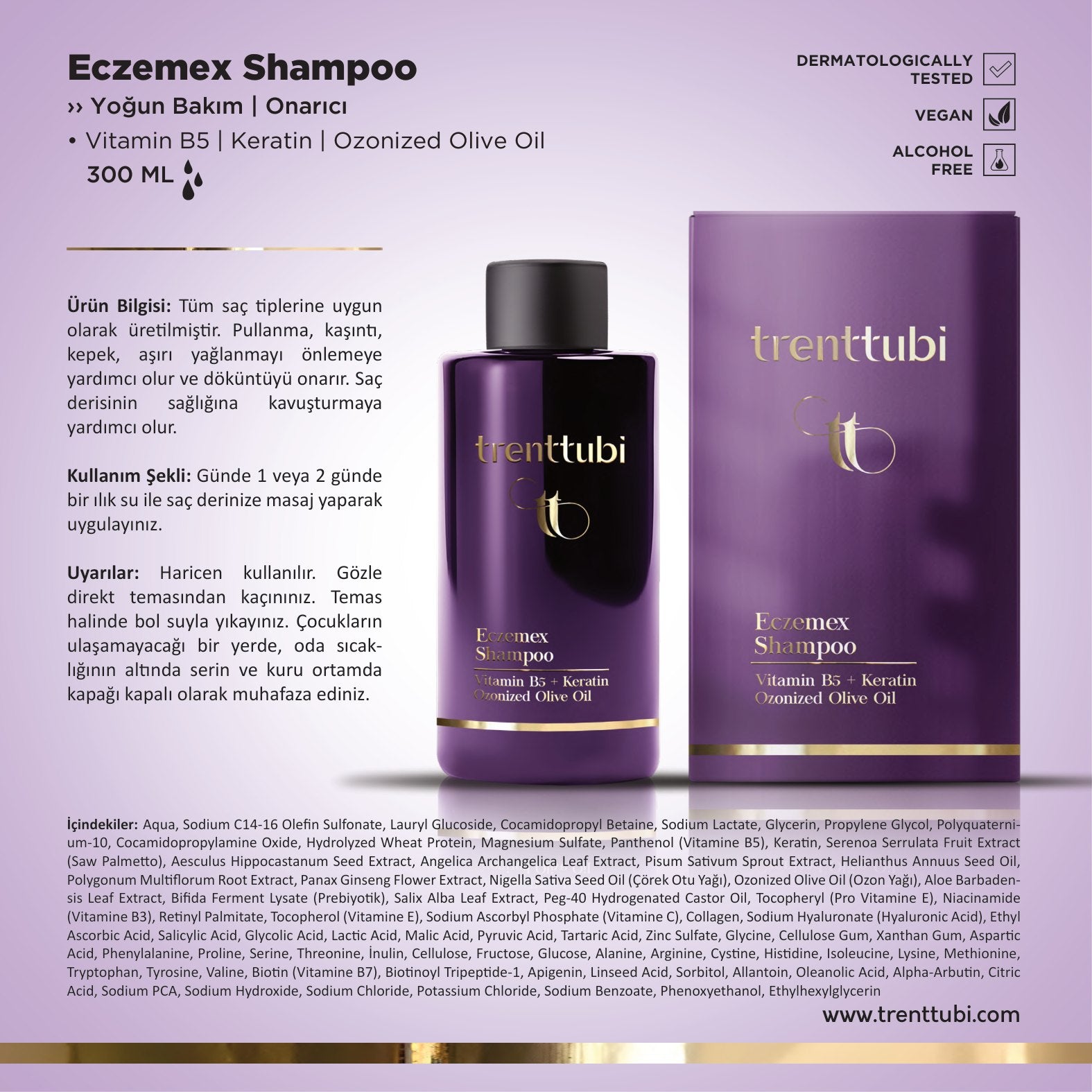 Eczemex Shampoo - Trenttubi 300 ML